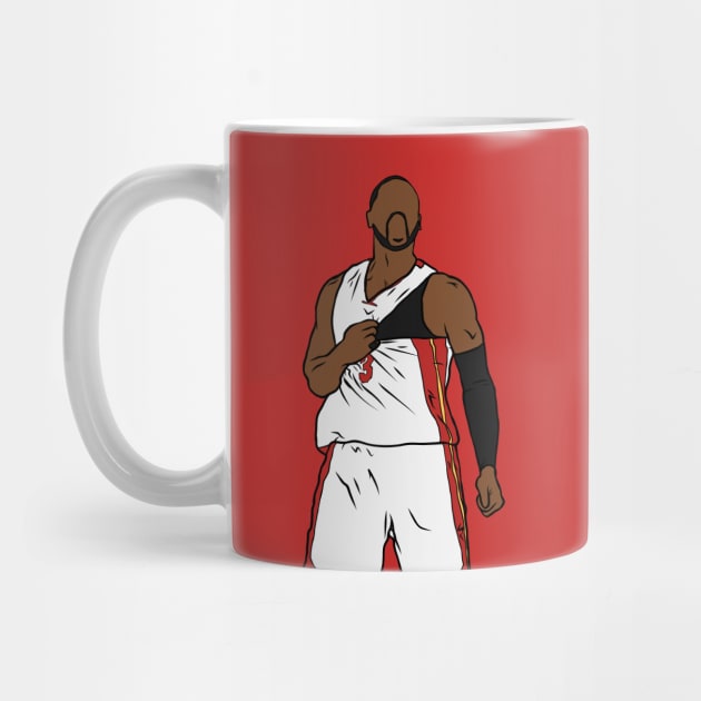 Dwyane Wade Celebration by rattraptees